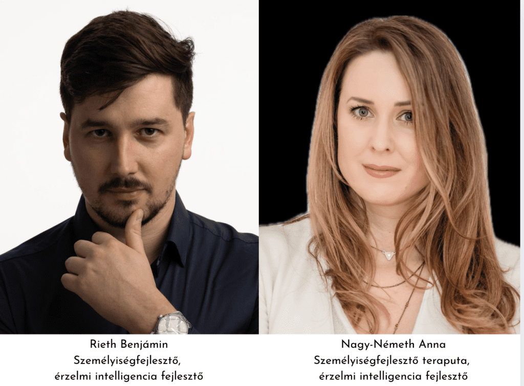 Párterápia Győr - nő és férfi fejlesztőpárossal - Rieth Benjámin, Nagy-Németh Anna
